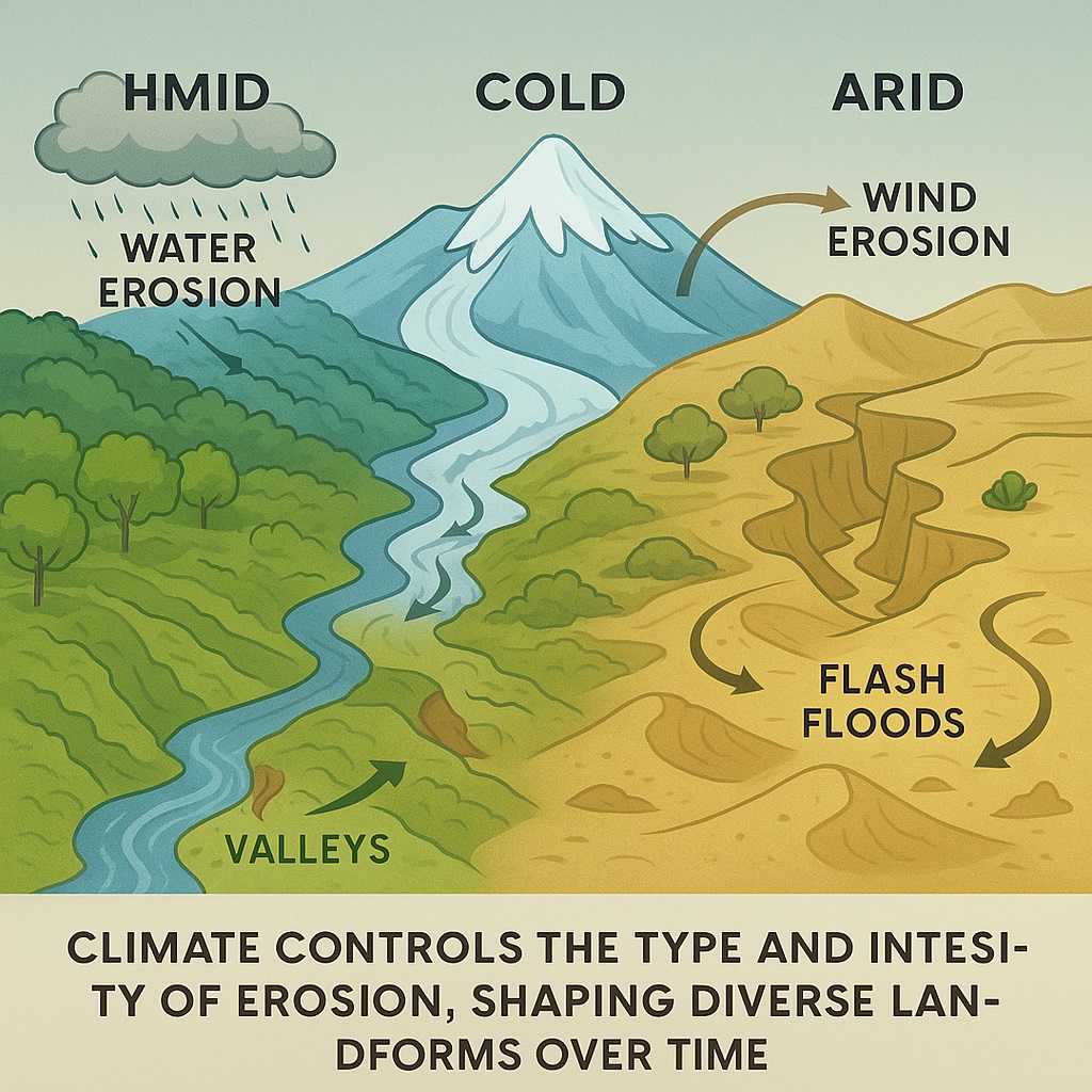 Effect of Climate on Landform