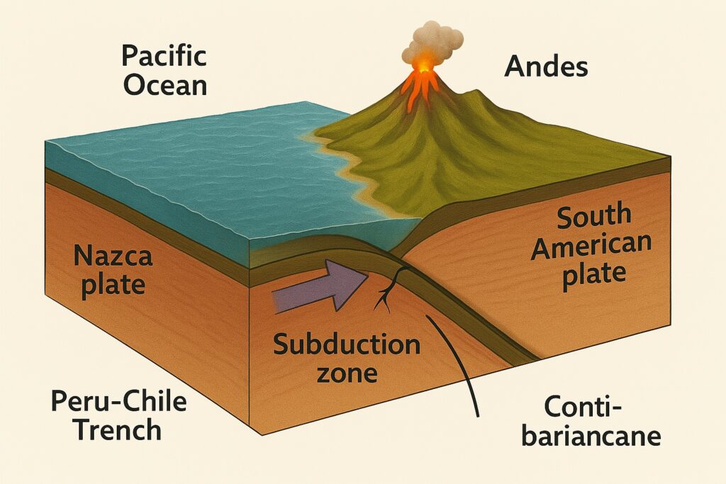 Origin of Andes Mountain