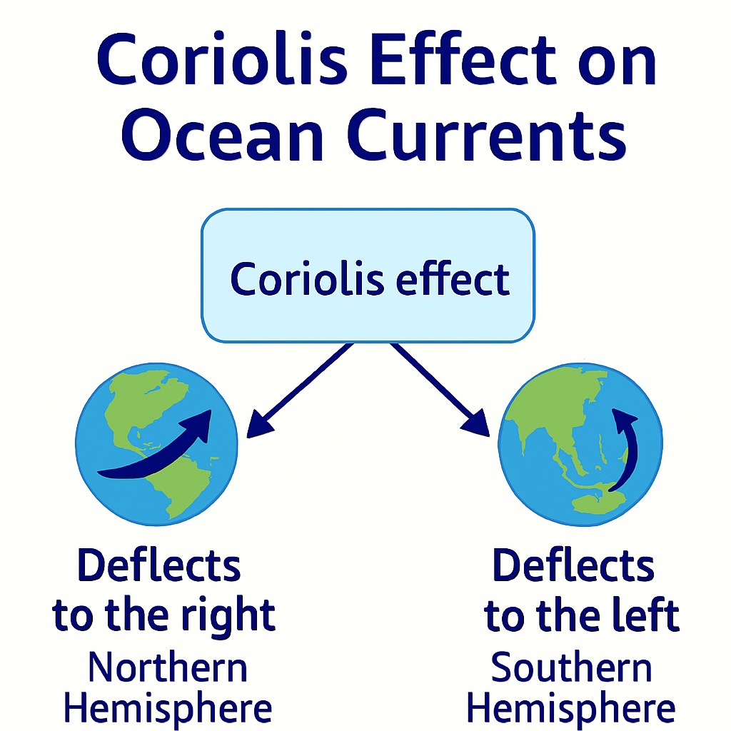 Coriolis Force on Ocean Current