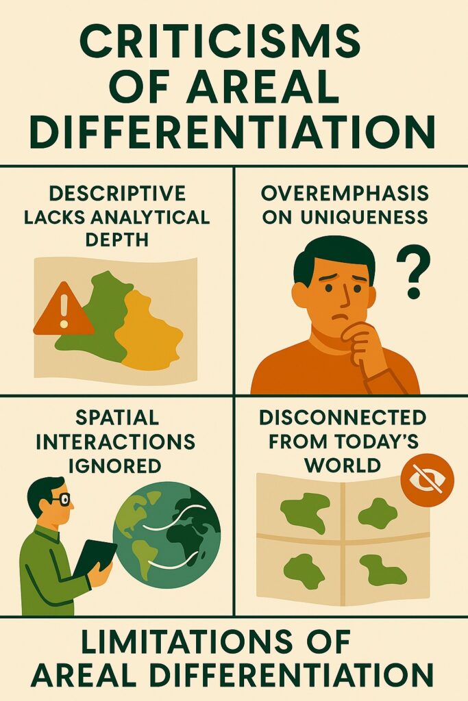 Criticism of Areal Differentiation