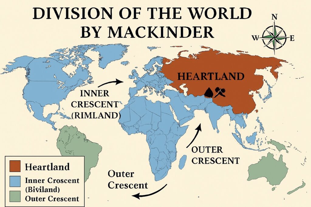 Division of World by Mackinder