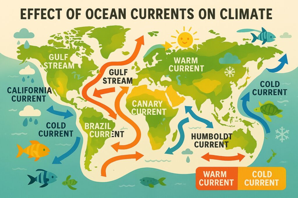 Effect of Ocean Current on Climate