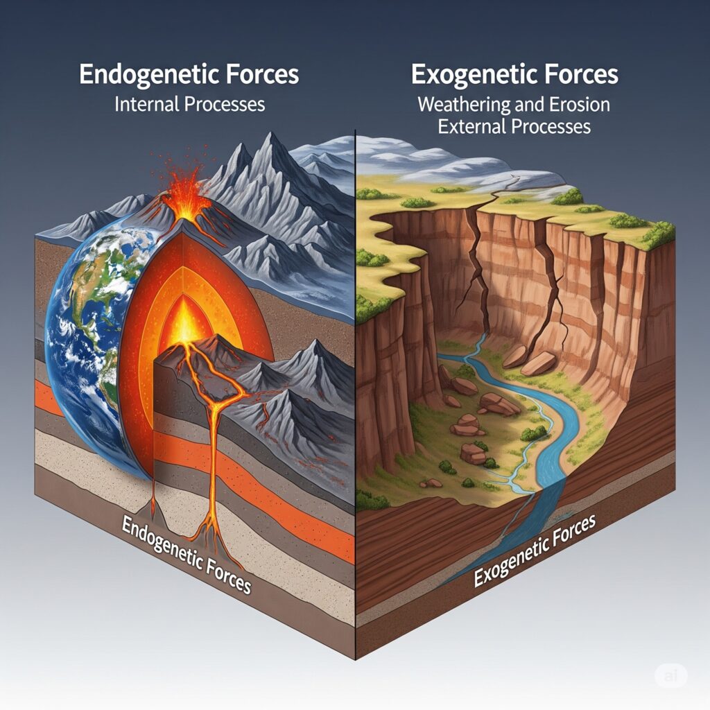 Endogenetic and Exogenetic Forces