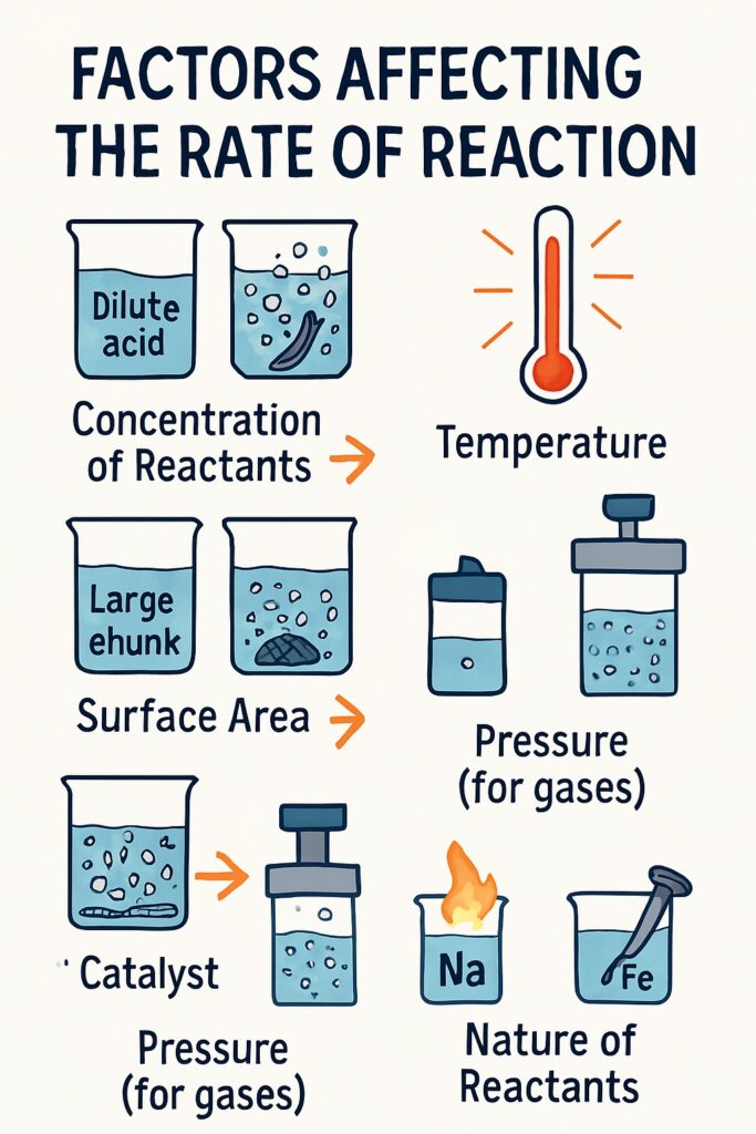 Factors affecting Rate of Reaction