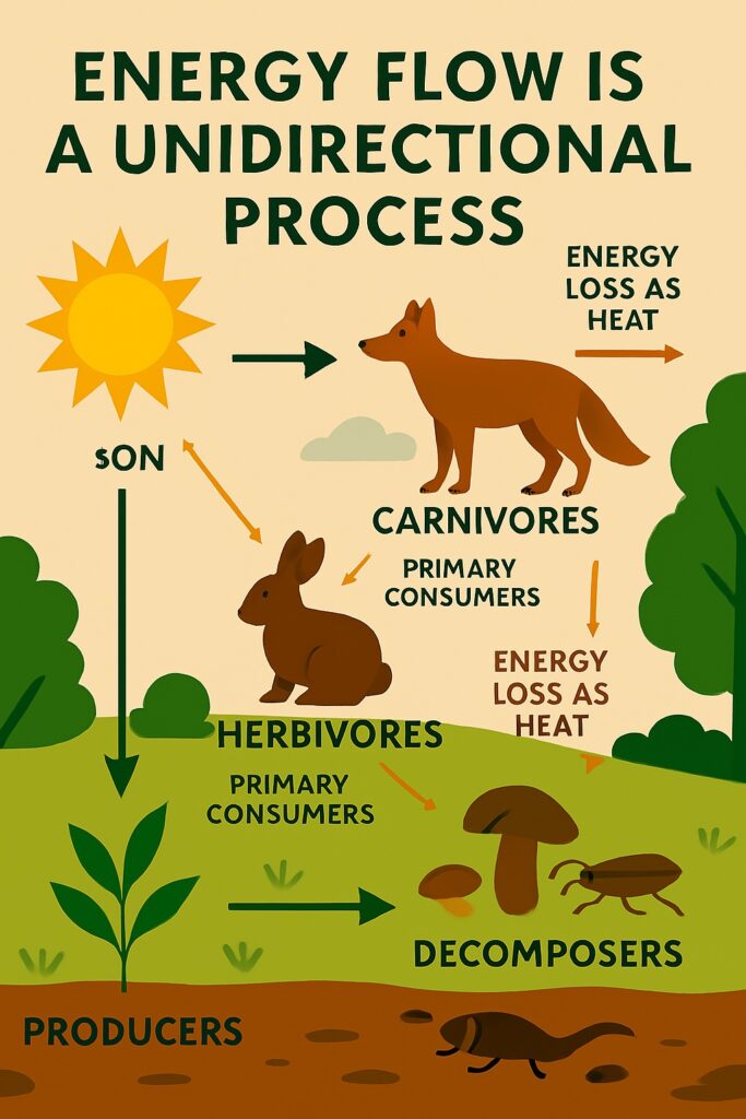 Flow of Energy in Ecosystem
