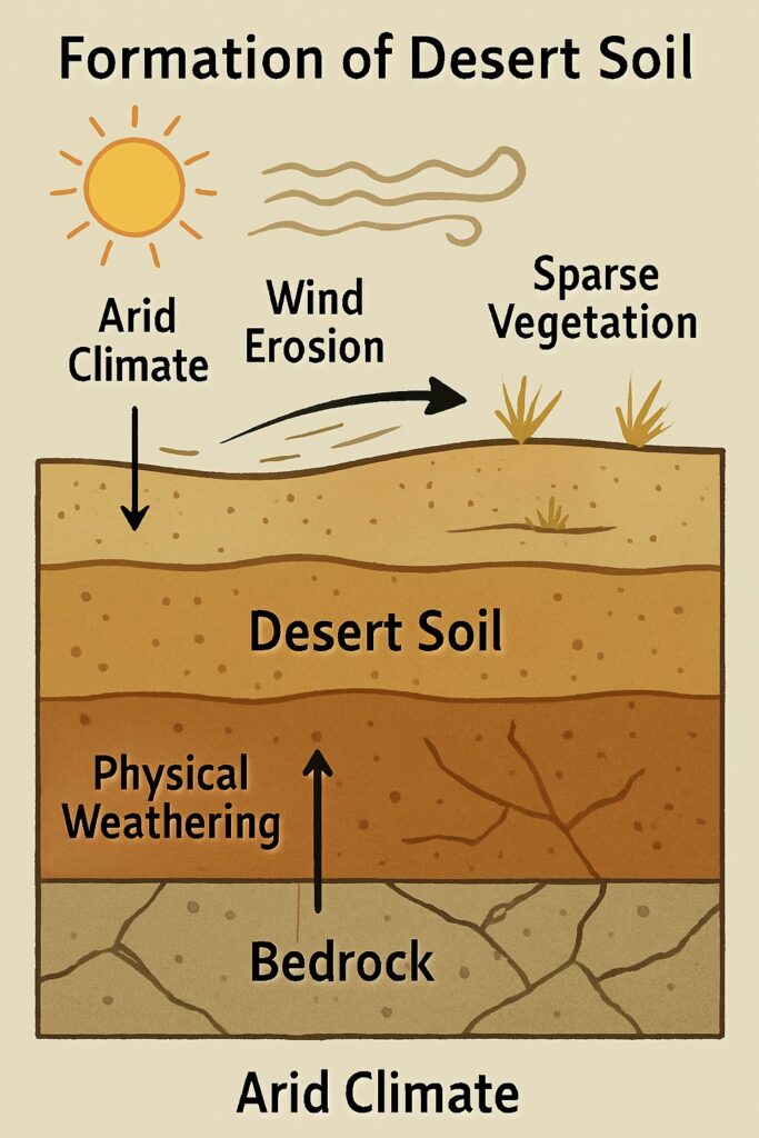 Formation of Desert Soil