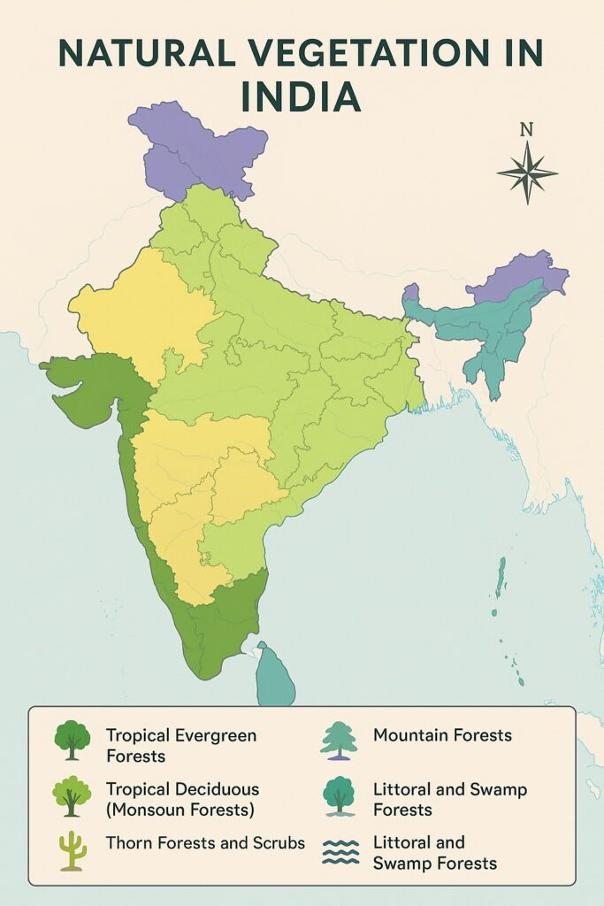 Natural Vegetation in India