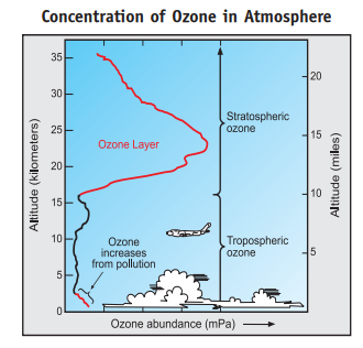 Ozone Concentration in Atmosphere Impacts of Ozone Depletion