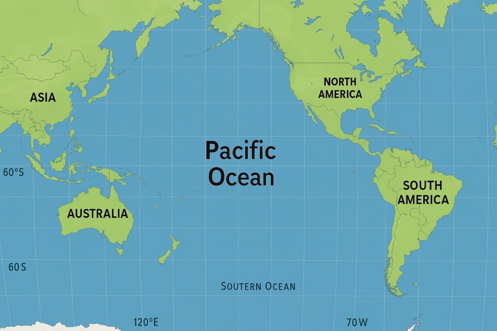 Pacific Ocean Map