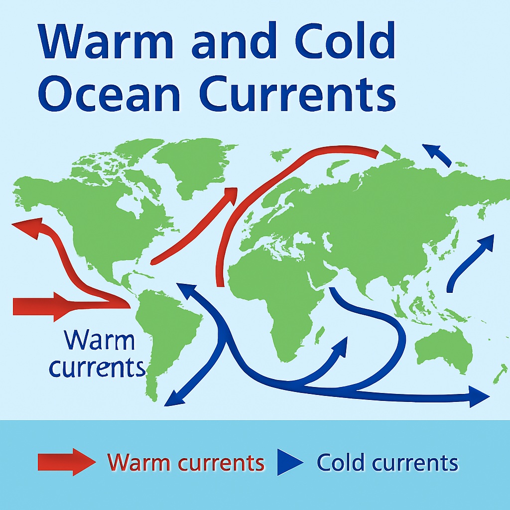 Warm and Cold Currents
