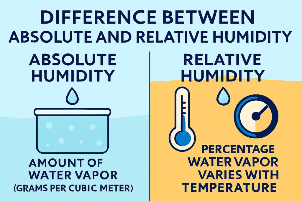Difference Between Absolute and Relative Humidity image