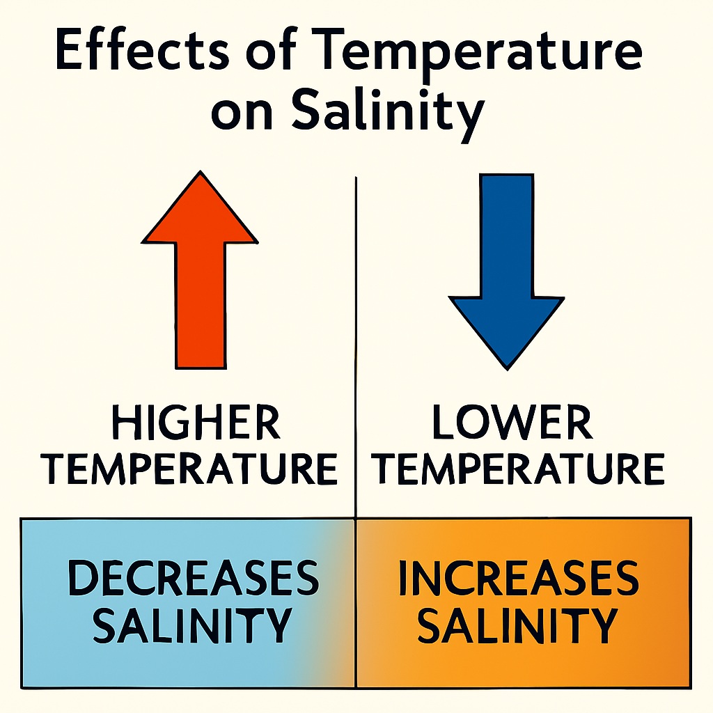 Effects of Temperature on Salinity