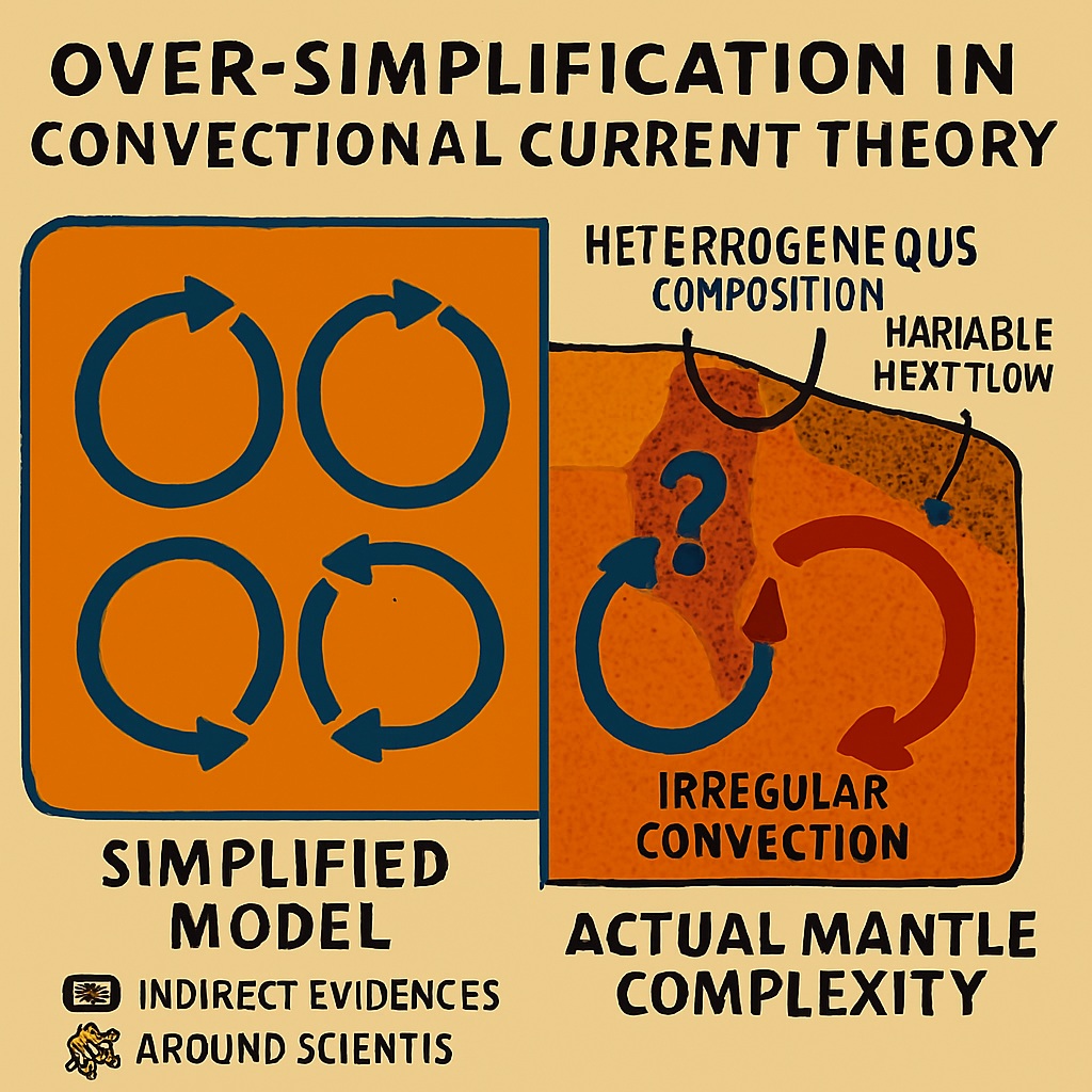 Convection Current Theory assumes uniform mantle