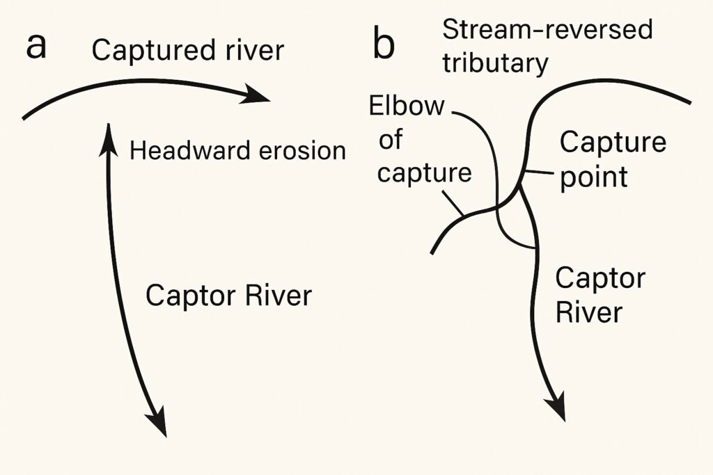 River Capture by Headword Erosion