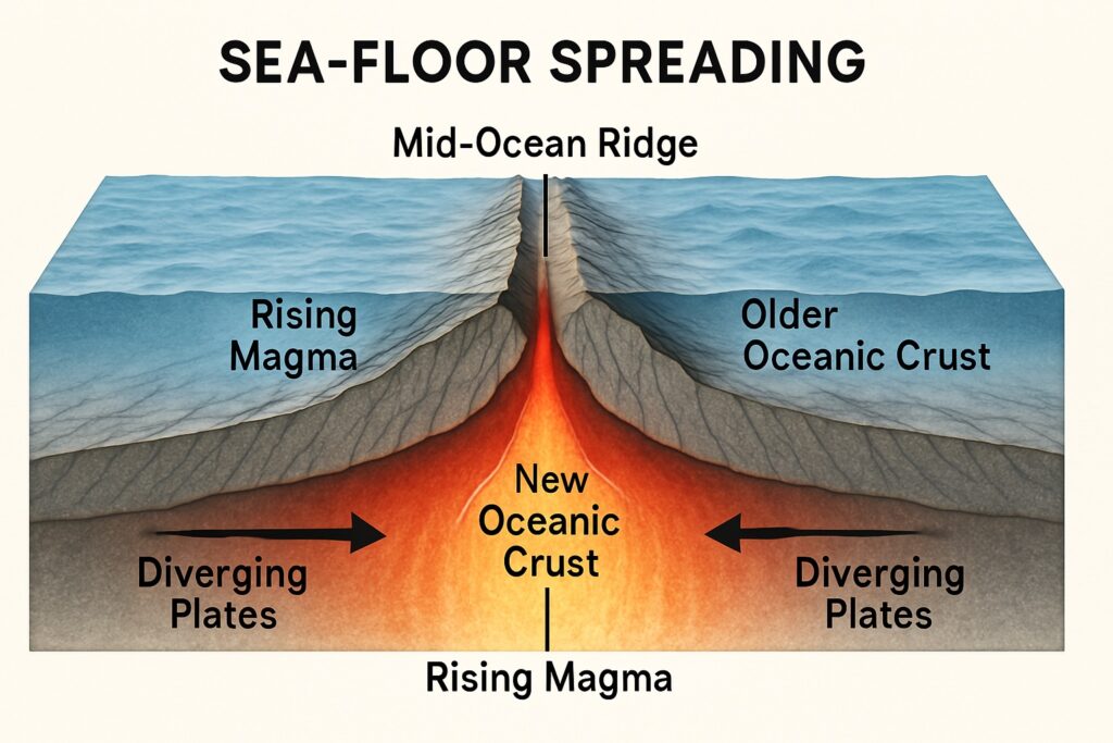 Sea Floor Spreading Process