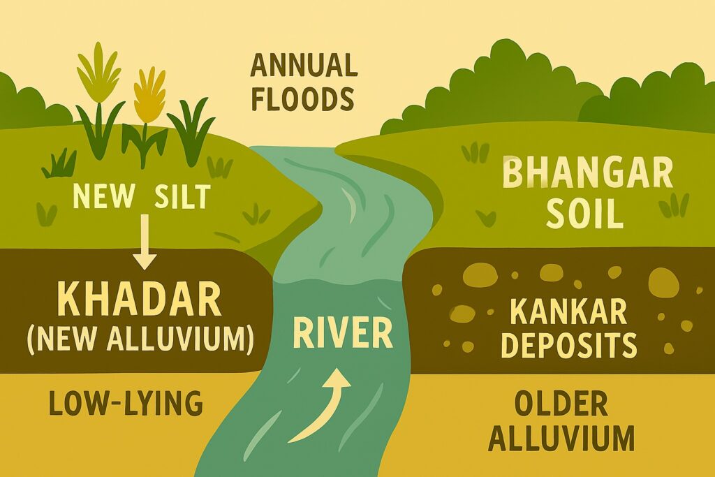 Types of Alluvial Soils