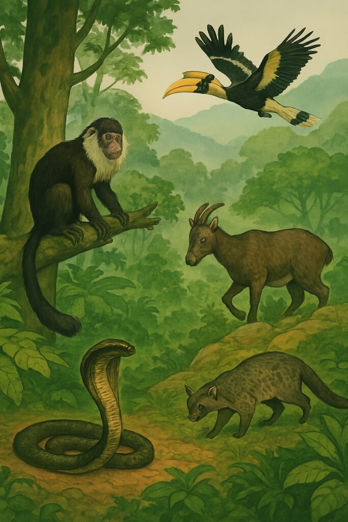 Fauna in Western Ghats