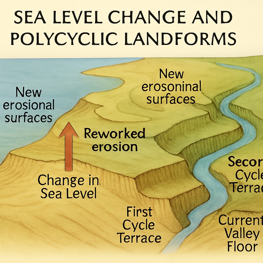 Polycyclic Landform and Sea Level Changes