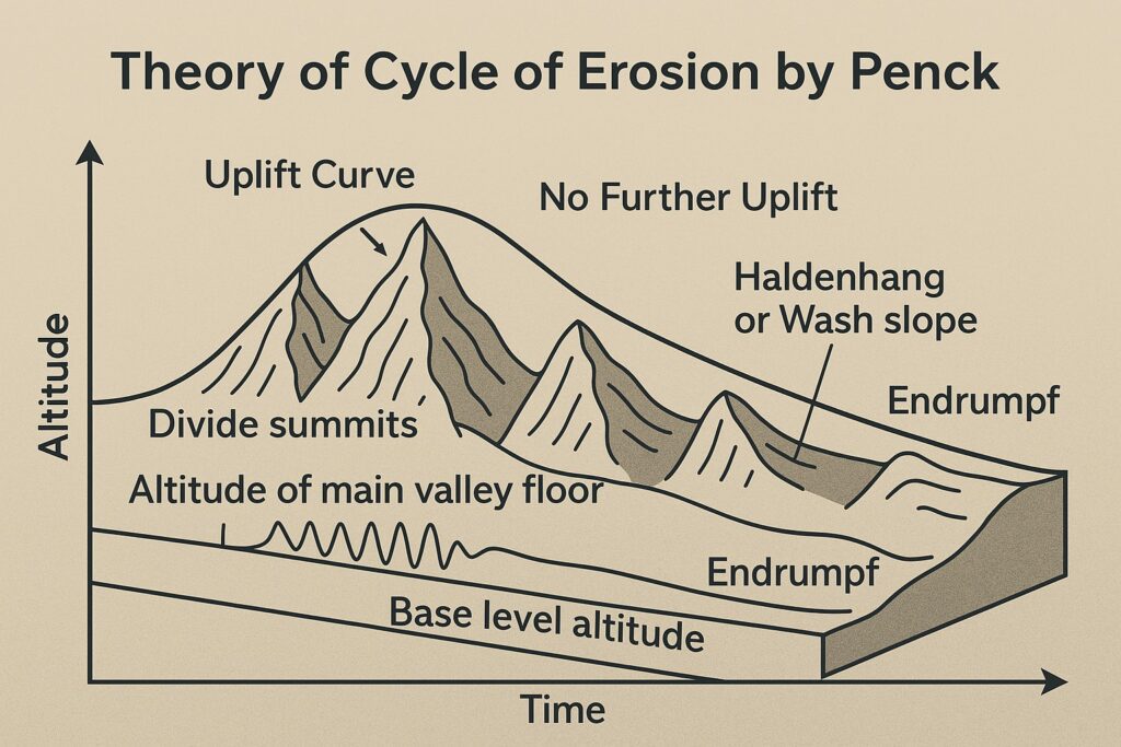 Cycle of Erosion by Penck