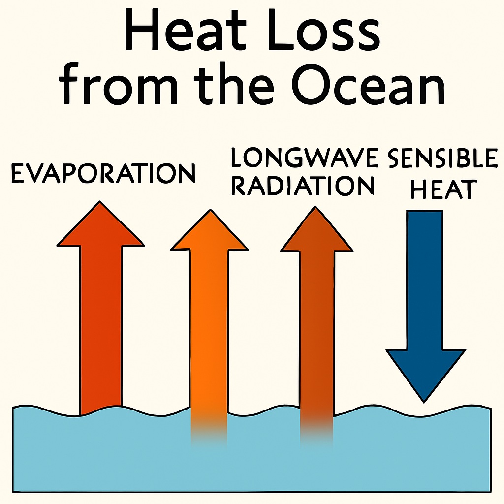 Heat Loss from the Ocean