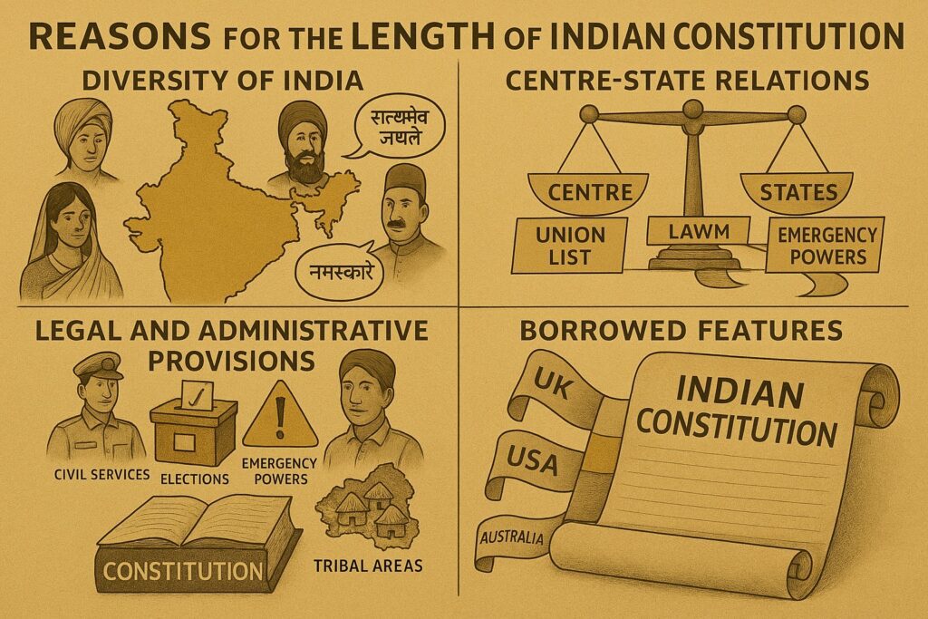 Reasons for Length of Indian Constitution