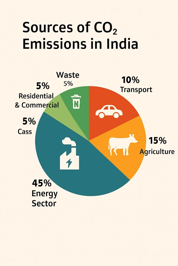 Source of CO2 Emission in India