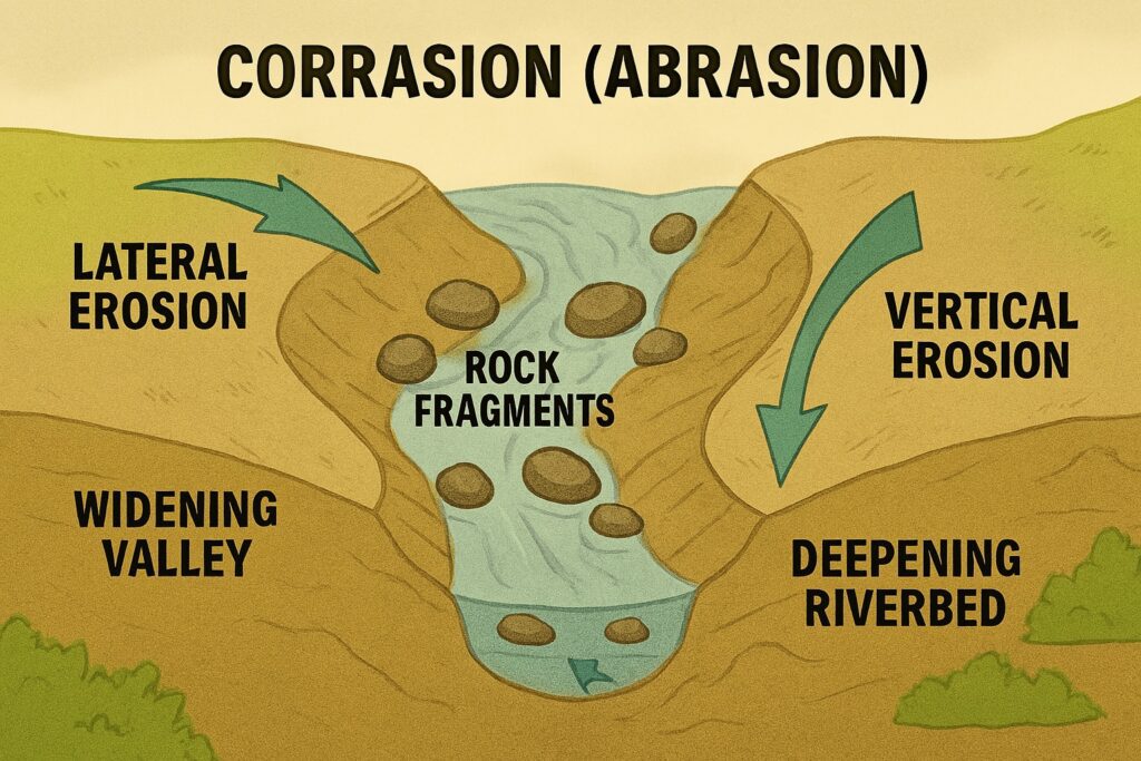 Corrasion