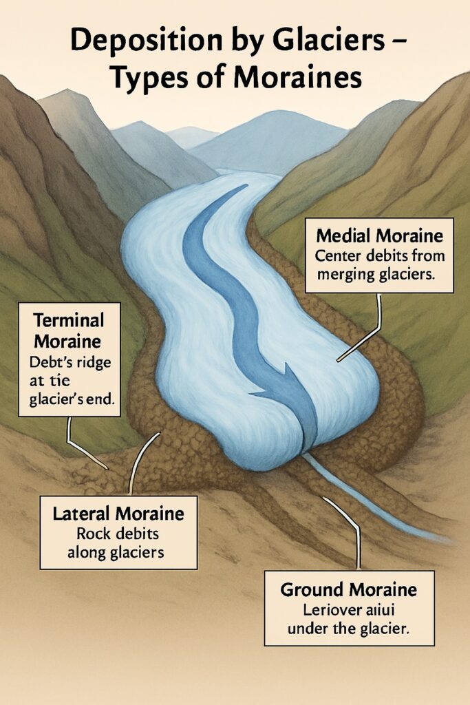 Deposition by Glacier