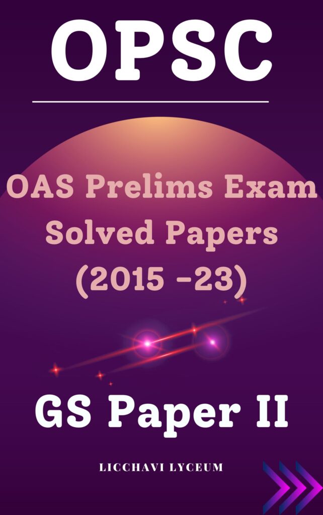 Book Cover OPSC OAS Prelims Exam GS Paper 2