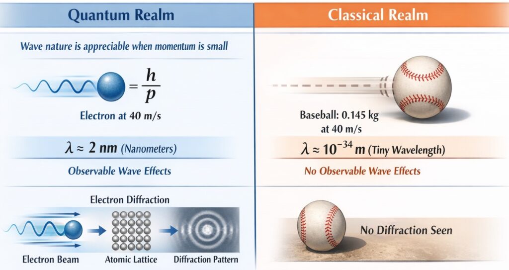 Wavelength of a Ball