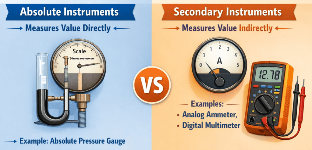 Absolute and Secondary Instruments