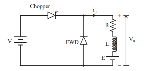 Step Down Chopper with Free Wheeling Diode