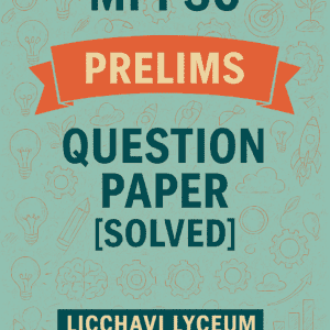 MPPSC Prelims Solved Question Paper