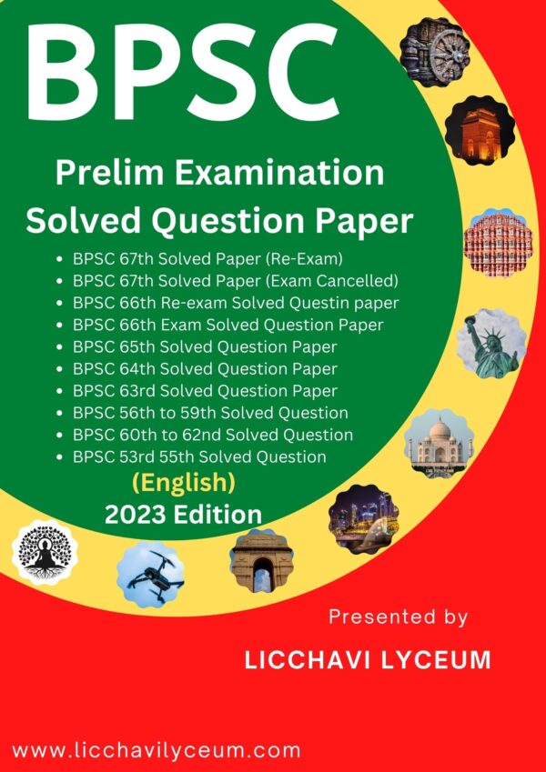 68th BPSC Question Paper 2023 [With Solution] - Licchavi Lyceum