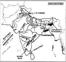 Mountain Ranges in India Map - Licchavi Lyceum