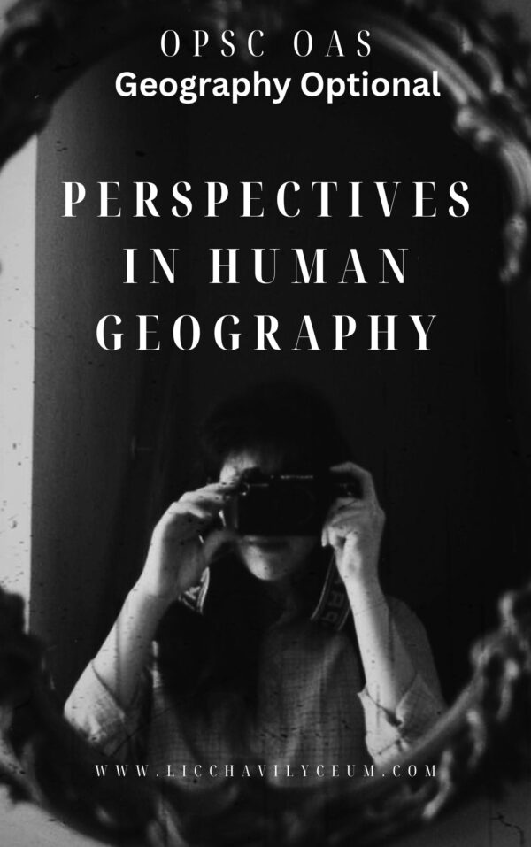 Book Cover Perspectives in Human Geography OPSC OAS