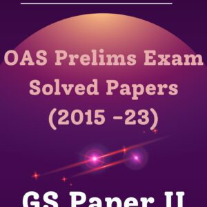 Book Cover OPSC OAS Prelims Exam GS Paper 2